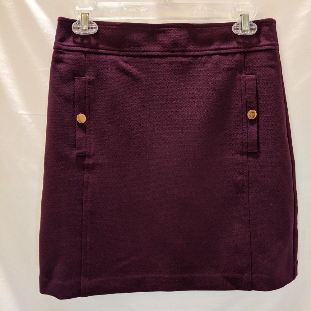 LOFT Plum Skirt Size 4
